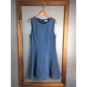 Rebecca Taylor Sleeveless Jacquard Dot Dress